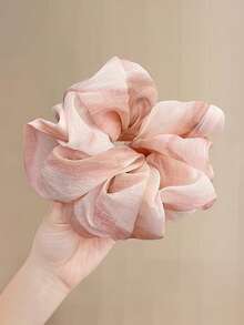 New Korean Style Gentle Pleated Hair Scrunchie, Fresh Versatile Minimalist Elegant, Suitable For Daily Commute Hair Scrunchies - Multicolor - View 12
