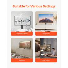 TV Mounts, Stands & Turntables - Black - View 5