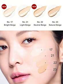 Missha 遮瑕BB霜 No.21 淡米色－清爽冷調 SPF 42 PA+++ 50ml －臉部遮瑕保濕霜含SPF42/PA+++ (No.21)，適合送給女朋友的禮物 - #21淺米色 - 查看 4