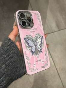 Ins復古藝術天使手機殼，適用於Apple 17 Pro Max/17 Pro/17 Air/17/16 Pro Max/15 Pro Max/14 Pro/13 Pro，內建鏡頭膜/15 Pro/12/14 Pro Max/15/16 Plus - 粉色 - 查看 4