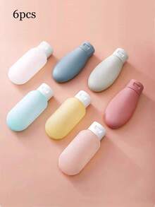 6pcs Travel Refillable Bottles, Suitable For Gel And Shampoo, Leak-Proof Bottles For Gel, Shampoo, Lotion, Body Wash, Hand Soap And Cosmetics - A - View 11
