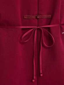 Adidas Jaket Rajut Wanita Tanpa Hoodie SUIT JACKET HY2111 - Merah - View 7
