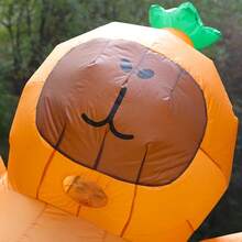 Cartoon Capybara Costume Inflatable For Adult Fancy Halloween Cosplay Party Dress Performance Inflated Garment Air Blow Suit - Multicolor - View 6