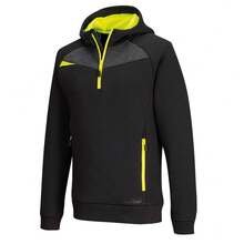 Portwest Mens Quarter Zip Hoodie - Black - View 3