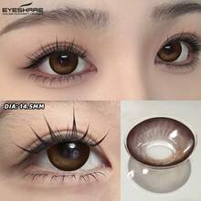 Eyeshare 1 Pair Color Contact Lenses For Eyes Brown Lenses Big Eye Lenses Eye Contacts - Brown - View 4