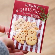 Mini Christmas Gingerbread House Snowman Tree Mold DIY Cookie For Clay/Sugar/Shortbread Christmas Holiday Cake Decorations - White - View 5