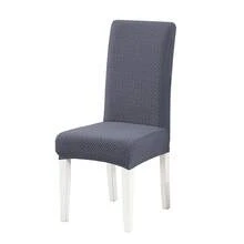 1/2/4/6pcs Diagonal Stripe Chair Cover, Decorative Dust-Proof Elastic Full Coverage Chair Slipcover, Removable And Washable - Multi-color - View 19