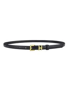 Ladies' H-Letter Buckle Belt, Simple And Luxurious Decorative Belt, Versatile Waist Accessories, Fashionable Women's Clothing Accessories - Multicolor - View 10
