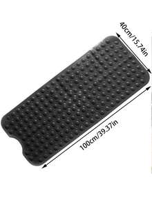 1pc Large Shower Mat, Non Slip Bath Mat With Strong Suction Cups And Drain Holes, Quick Dry Machine Washable Bathroom Rug, Comfortable Durable Tub Mat For Bathtub, Shower Floor, Bathroom Home Decor - Non-slip Bathroom Mat - View 11