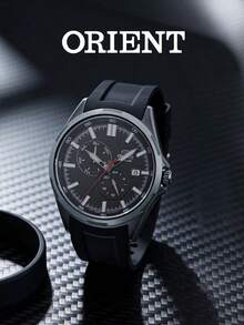 Orient Sports 系列男士自動機械腕錶，黑色錶盤，型號 RA-AK0605B10B - 黑色 - 查看 1