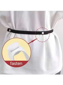 1 Buah/2 Buah Sabuk Pengikat Bawah Baju yang Tak Terlihat, Korset Pinggang Tak Terlihat untuk Kaos dan Kemeja, Tidak Menonjol, Mempersingkat Pakaian Panjang - Beraneka warna - View 6