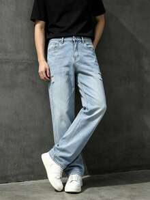 Men Jeans - Blue - View 1