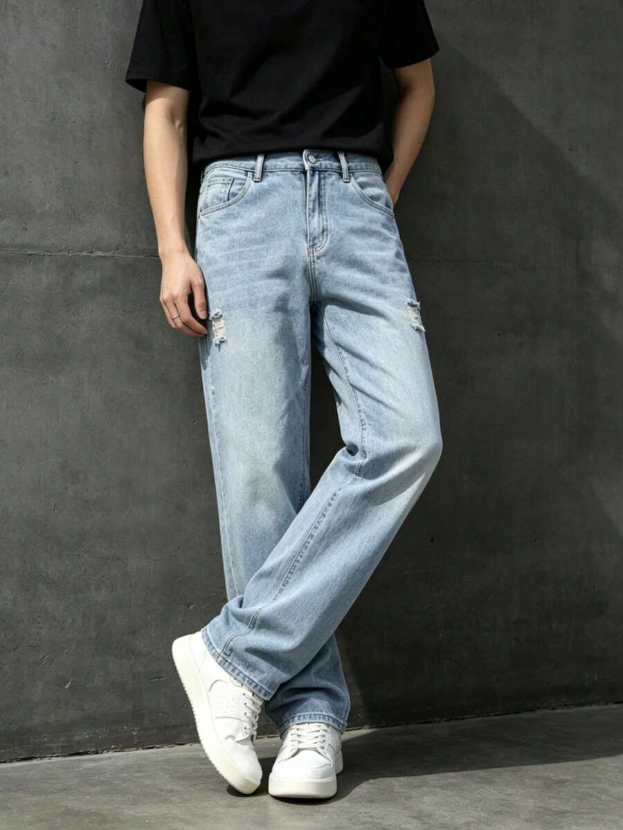 Men Jeans - Blue - View 1