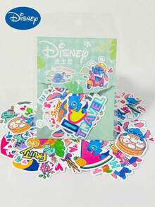 Official Disney Licensed Lilo & Stitch Series Stickers, 40Pcs Optional Waterproof Vinyl Cute Cartoon Decals For Luggage, Water Bottle, Skateboard, Laptop, Scrapbook, DIY Gifts, Kids Gifts - Multicolor - View 8