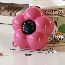 Dopamine Flower Pill Box Portable Medicine Dispenser 7-Day Weekly Mini Pill Organizer Sealed Storage Box - View 2