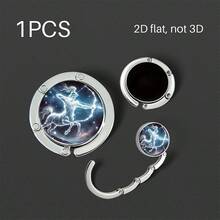 Multi-Purpose Foldable Handbag Hanger For Table, Portable Purse Hook With Christmas And Zodiac Sign Designs, Durable Metal Bag Holder For Desk, Restaurant, Cafe And Travel, Perfect Christmas Gift For Women, Great Stocking Stuffer For Her - Multicolor - View 26
