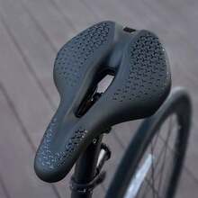 1pc Bicycle Saddle Mountain Bike Road Bike Seat Cushion Comfortable Hollow Design Cycling Accessories Wear-Resistant Anti-Slip, Free 2Pcs Reflective Stickers Essential For Cycling - Multicolor - View 5