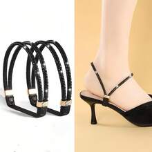 1 Pair High Heel Shoe Straps, Anti-Slip Heel Strap, High Heel Fixing Strap, No Installation Tie, Sandal Fixing Buckle Strap (Includes Stable Non-Slip Pads) - High Heels Laces - View 9