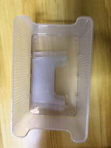 1pc Transparent Drawer Storage Box, Suitable For Storing Cosmetics, Perfumes, Belts, Bookshelf Dividers, Closet Storage Accessories, For Home Decoration, Suitable For Both Men And Women, Belt, Bra, Tank Top, Tie, Wallet Storage Box - Multicolor - View 8