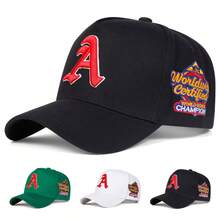 1pc Men's A Letter Embroidered Baseball Cap, Fashion Sports Hat, Adjustable Outdoor Sun Protection Casual Cap, Suitable For Spring, Autumn Trip, Beach Party - Multicolor - View 14