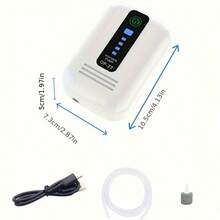 Lithium Battery Powered Portable Aquarium Air Pump And Oxygen Pump, USB Rechargeable Fish Tank Bubble Aerator, Suitable For Outdoor Fishing - Multicolor - View 9