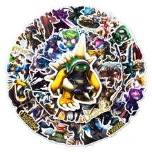 Hasbro 50pcs League Of Legends Cartoon Game Popular Cross-Border Planner Laptop Luggage Waterproof Adhesive Decorative Stickers - Multicolor - View 5