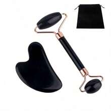 1/2/3pcs Ice Roller Facial Care Set, Facial Roller Gua Sha Tool Kit, Beauty Care Tool Kit, Facial Massage Roller Lifting & Shaping Tool, Ice Roller Mold Blocks, Reusable And Leak-Proof - Black - View 12