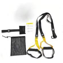 Suspension Trainer, Full Body Workout Adjustable Resistance Band, Pull-Up Assist Band, Door-Mounted Fitness Training Strap, Durable PP Material, Mixed Color Design, Suitable For Home And Outdoor Exercise, Gym Accessory - Multicolor - View 6