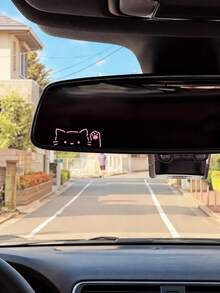 Cute Car Decal Featuring A Peeking, Waving Cat-Suitable For Side Mirrors, Rear Quarter Windows, Or Rear Windshields; Also Works As A Vinyl Sticker For Motorcycles Or Laptops - A - View 11