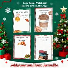Merry Christmas Gift Card Book, 12 Themed Spiral-Bound Christmas Gift Card Holder, Christmas Theme, Durable Hardcover Xmas Gift Card Organizer Book, DIY Holiday Gift For Family Friend. - Christmas Gift Book - View 11