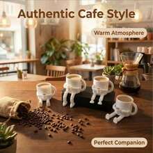 3/1pc Exquisite Movable Coffee Cup, Cute Coffee Bean, Moka Pot, Chocolate Mini Model Decoration, Suitable For Cafe, Living Room, Bedroom, Study, Bar Counter, Home Decor, Creating A Relaxed And Cozy Atmosphere Fashionable Figurine Model - Multicolor - View 12