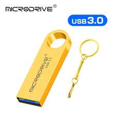 Microdrive USB3.0 Metal Flash Drive, High Speed Pen Drive With Free Key Ring, Portable Keychain U Disk For Laptop PC File Storage - View 25
