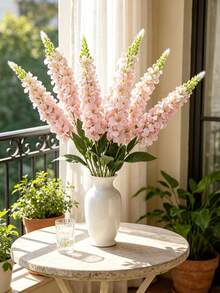 3/5/10/25pcs Artificial Non-Flocked Delphinium, Hyacinth, Suitable For Wedding, Engagement, Home, Outdoor Party Floral Arrangement And Tabletop Decoration - Multicolor - View 2
