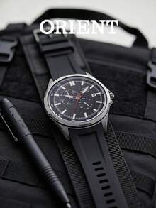 Orient Sports 系列男士自動機械腕錶，黑色錶盤，型號 RA-AK0605B10B - 黑色 - 查看 3