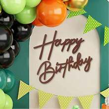 Happy Birthday Background Decor - Felt Happy Birthday Sign, Suitable For Balloon Arch Birthday Party Background Decoration, Also Suitable For Birthday Parties, Baby Showers - Retro Country Style Birthday Party Decorative Background Wall Photo Prop - Birthday Felt - View 11