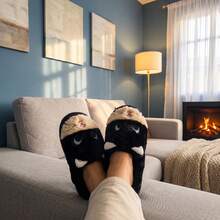 Women Home Slippers - Black - View 2