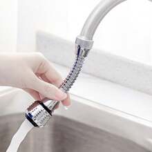 2pcs 360° Rotating Faucet Aerator, High Pressure Water Saving Faucet Extender, Plastic Splash-Proof Faucet Spray Head Accessory, No Electricity Required, Bathroom Accessories - View 3