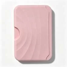 Silicone Wavy Magnetic Card Holder, Magsafe Strong Magnetic Back Sticker, Credit Card Holder, ID Card Holder, Card Protector, Unisex Sticker-Style Card Holder, Compatible With Most Smartphones. - Multicolor - View 7