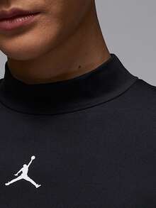 Nike/Jordan Women's Knit Short Mock Neck Casual Short Sleeve HJ0084-010 - HJ0084-010 - View 3