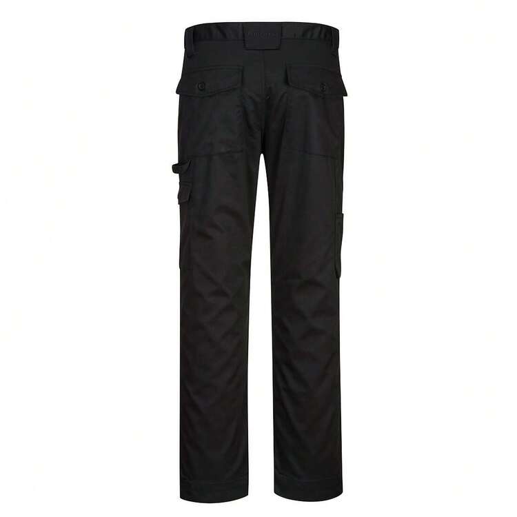 Portwest Mens Super Work Trousers - Black - View 2