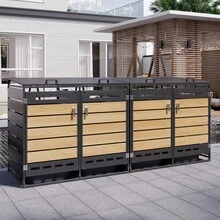 Capannoni da giardino - Nero + Ferro - Visualizzare 7