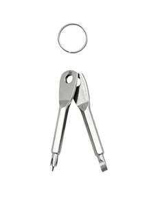 1pc Men's Portable Mini Wrench Keychain, Creative Minimalist Adjustable Metal Universal Wrench Keychain With Screwdriver Pliers Tape Measure Multi-Function Portable Tool Bag Hanging Accessory, Car Key Chain, Backpack Keyring, Gift For Boyfriend, Birthday Gift - Multicolor - View 14