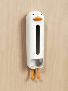 1 Buah Dispenser Penyimpanan Gantung Dinding Berbentuk Bebek, Gaya Kontemporer, Bentuk Vertikal Plastik, Desain Tarik Keluar, Organizer Penyimpanan Pakaian Dalam dan Kaus Kaki Tanpa Pengeboran, Untuk Lemari, Kamar Tidur, dan Skenario Penyimpanan Sehari-hari di Rumah - MultiWarna - View 5