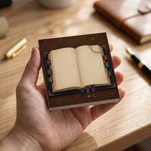 Vintage Magic Spell Book Sticky Notes Set - 4 Packs, 50 Sheets Per Book, 3x3 Inches - Dark Sky Academy Style Memo Paper, Suitable For Journaling And Office Reminders - Unique Stationery Gift For Fantasy Lovers - one-size - View 4