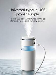 kinscoter 1PC Rechargeable 800mAh 270ml Air Humidifier Portable Humidifier With Atmosphere Night Lamp For Hotel Bedroom Office - Mist - View 4