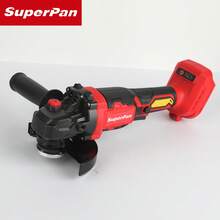 SuperPan 125mm Multi-Function Rechargeable Angle Grinder, 3-Speed Adjustable High Power Brushless Grinder For Rust Removal / Cutting / Polishing / Grinding Multi-Scenario Electric Tool (Bare Tool - Battery Not Included) - Red - View 4