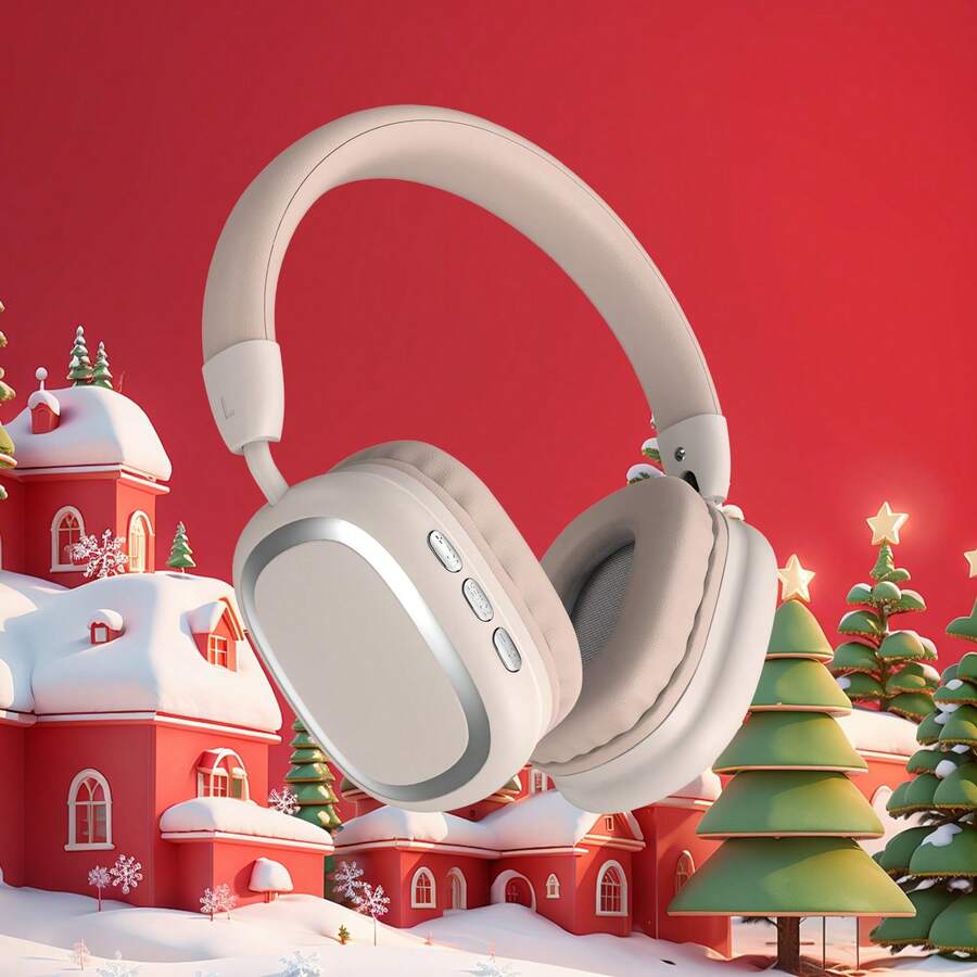 Foldable Twist Wireless Headphones, Comfortable Breathable Pressure-Free Over-Ear Headset, Wireless Headset For Online Video Chat And Calls, Built-In Microphone, Hi-Fi Sound Quality