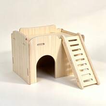 2D Flat Acrylic Hamster Hideout Luxury Villa, Small Pet Decor - one-size - View 4