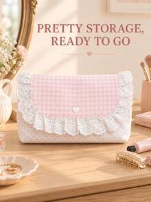Slace Multi-Function Flip Cover Storage Bag, Suitable For Coins, Cards, Banknotes, Pens And Small Items, Perfect For Daily Use And Travel - Multicolor - View 2