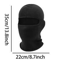1pc Balaclava Ski Mask, Winter Warm Fleece, Cold Weather For Men Women Soft Warm Fleece, Breathable Mesh, Movable Face Cover, For Skiing Snowboard Motorcycle Cycling Outdoor Work - Multicolor - View 9